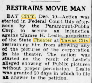 Rivoli Theater - Dec 11 1931 Article
